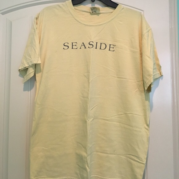 Comfort Colors Tops - Yellow Seaside Comfort Colors T-Shirt